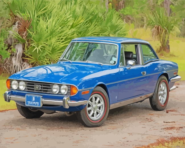 Blue Triumph Stag Painting By Numberss.png