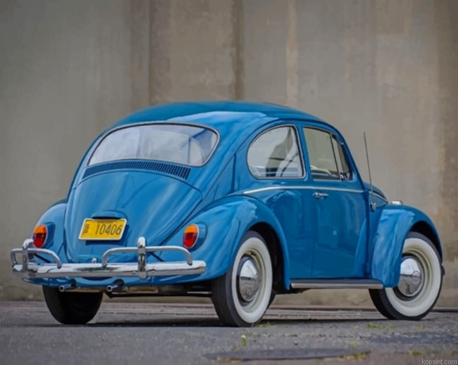 Blue Volkswagen Beetle New Painting By Numberss.png