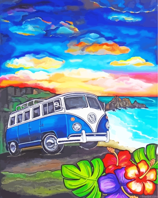 Blue Volkswagen Painting By Numberss.png