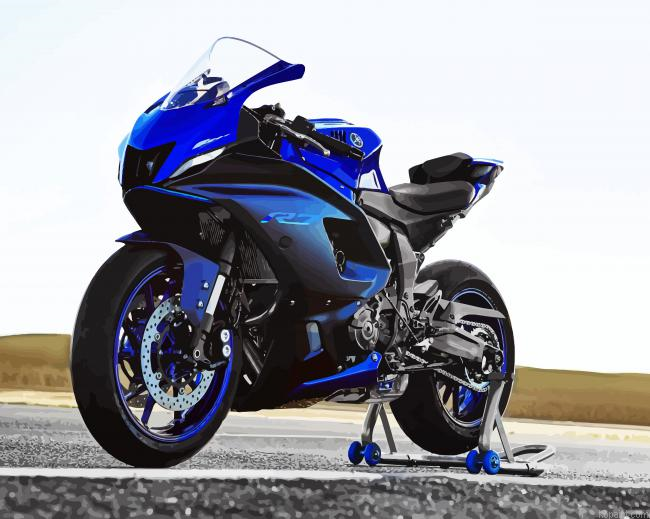 Blue Yamaha Yzf R7 Painting By Numberss.png