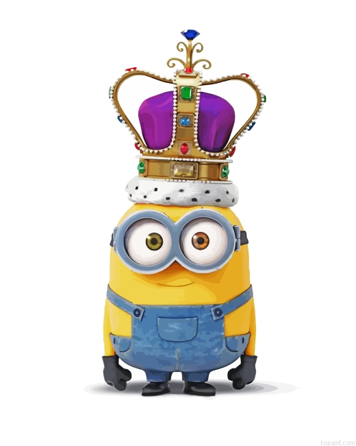 Bob The Minion Painting By Numberss.png