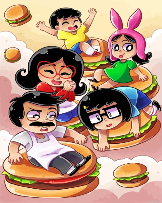 Bobs Burgers Illustration Painting By Numberss.png
