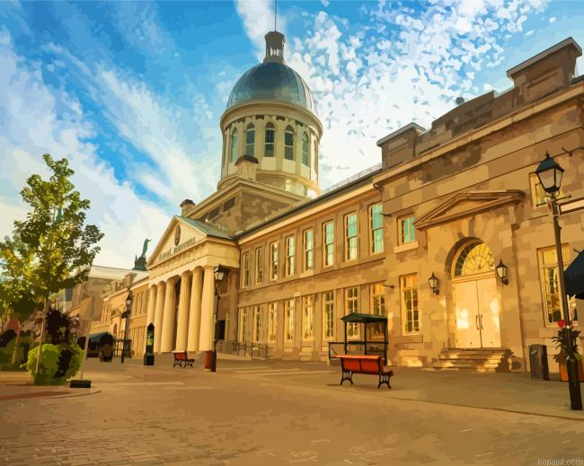 Bonsecours Market Montreal Painting By Numberss.png