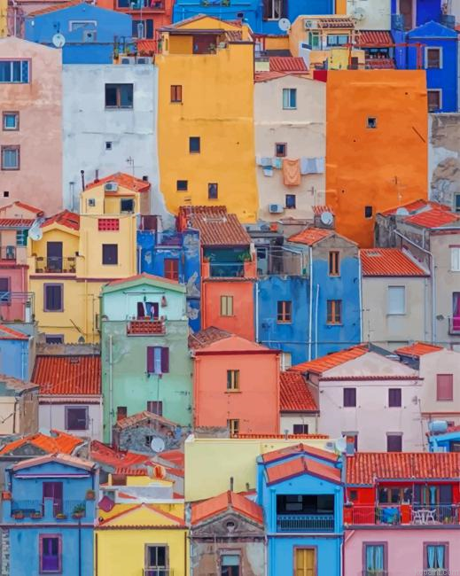 Bosa Sardinia Italy New Painting By Numberss.png