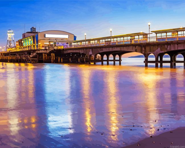 Bournemouth Pier In United Kingdom Painting By Numberss.png