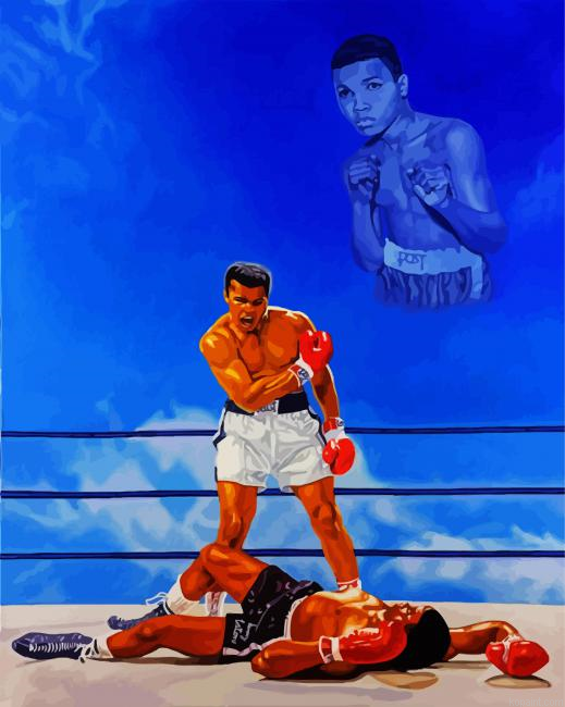 Boxer Muhammad Ali Painting By Numberss.png
