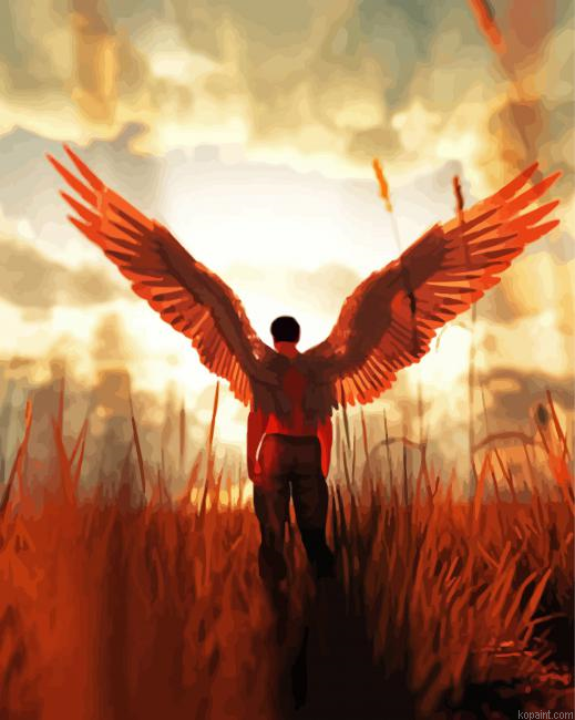 Boy Angel Painting By Numberss.png