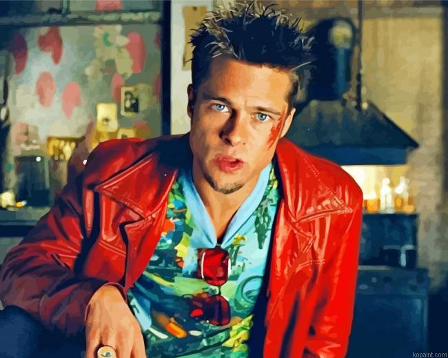 Brad Pitt Tyler Durden Painting By Numberss.png