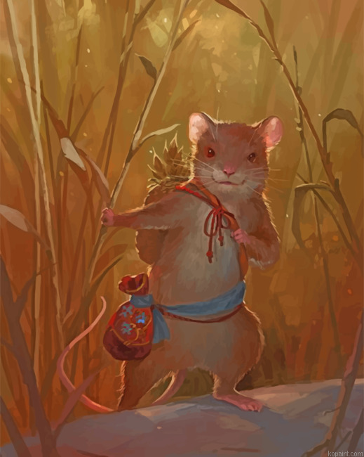 Brave Mouse Painting By Numberss.png