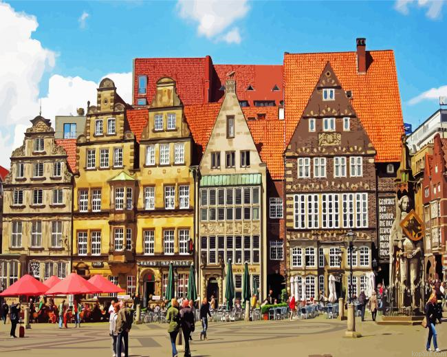Bremen Buildings Painting By Numberss.png