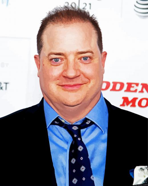 Brendan Fraser Paint By Numbers