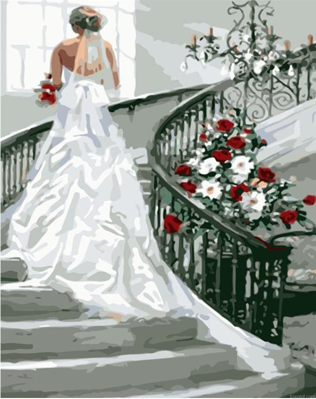 Bride In Wedding Painting By Numberss.png