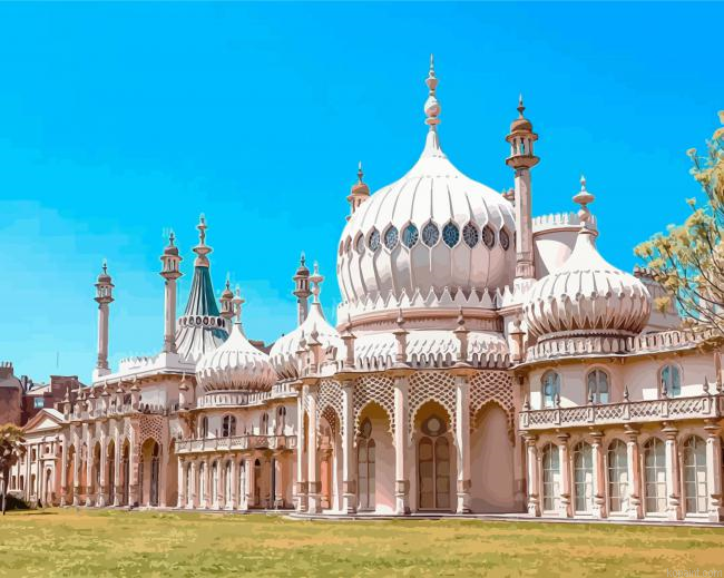 Brighton Royal Pavilion Painting By Numberss.png