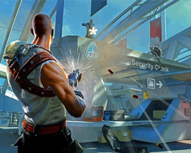 Brink Game Scene Paint By Numbers