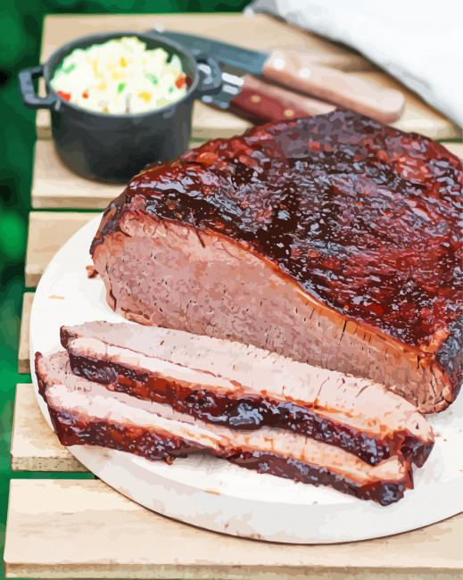Brisket Beef Food Painting By Numberss.png