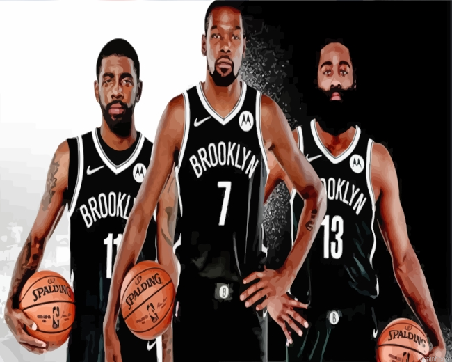 Brooklyn Nets Paint By Numbers