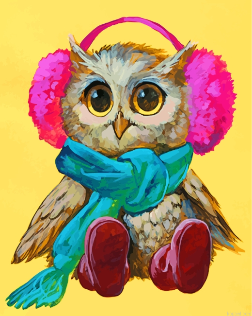 Brown Owl Painting By Numberss.png