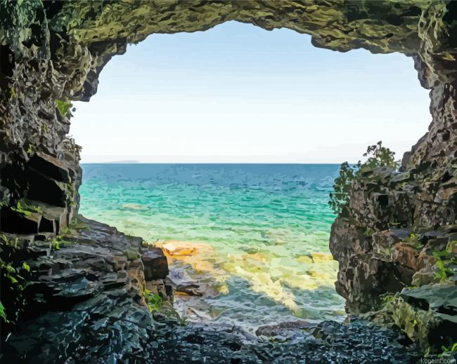 Bruce Peninsula National Park Ontario Painting By Numberss.png