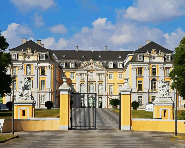 Bruhle Castle Cologne Painting By Numberss.png