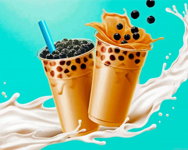 Bubble Tea Paint By Numbers