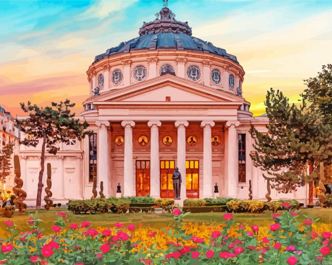 Bucharest Romania Paint By Numbers