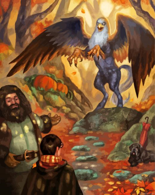 Buckbeak Art From Harry Potter Painting By Numberss.png