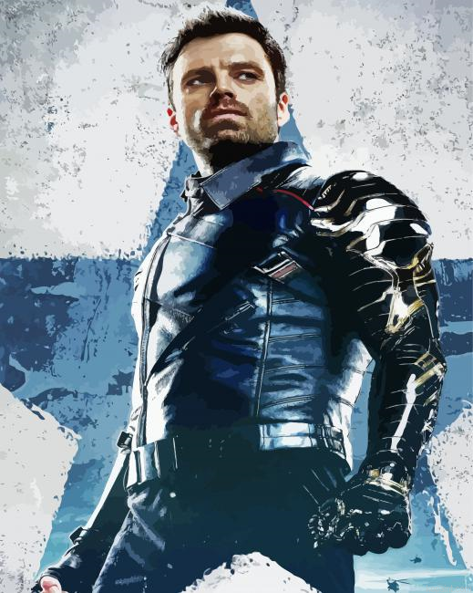 Bucky Barnes Paint By Numbers