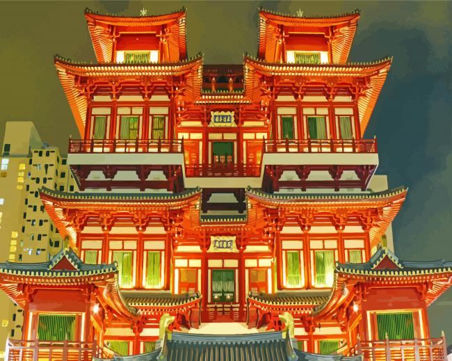 Buddha Tooth Relic Temple Chinatown Painting By Numberss.png