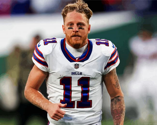 Buffalo Bills Cole Beasley Painting By Numberss.png