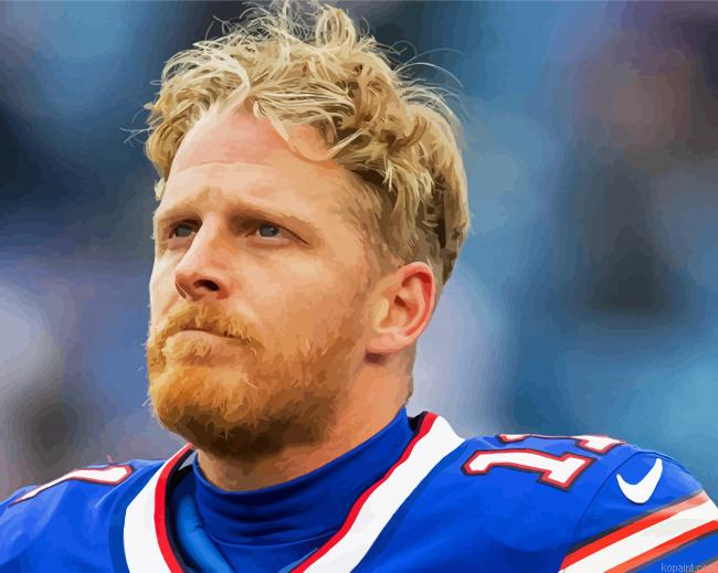 Buffalo Bills Player Cole Beasley Painting By Numberss.png