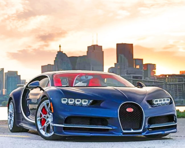 Bugatti Car New Painting By Numberss.png