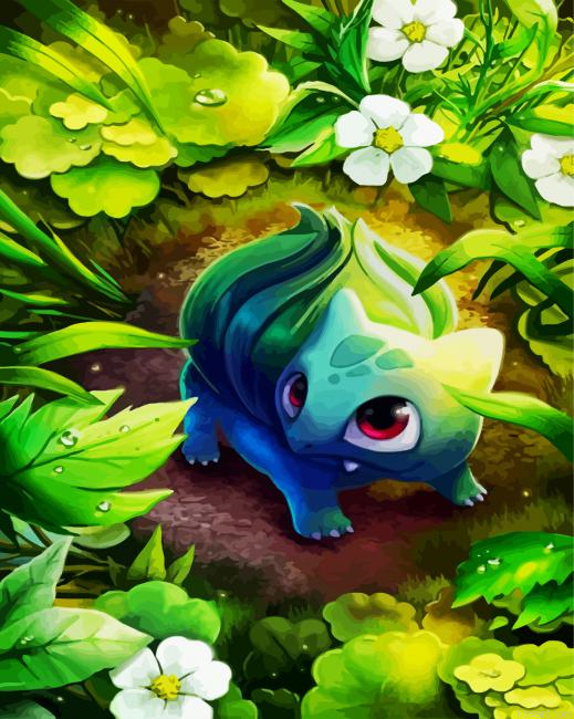 Bulbasaur Painting By Numberss.png