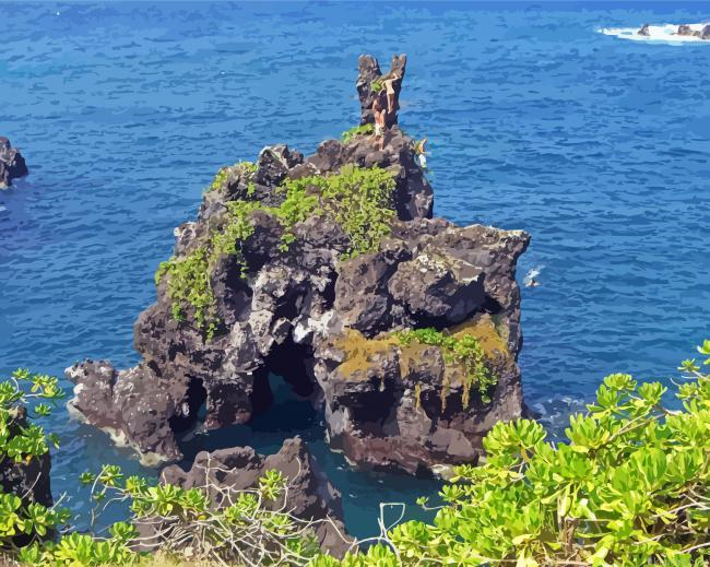 Bunny Ears Hawaii Seascape Painting By Numberss.png