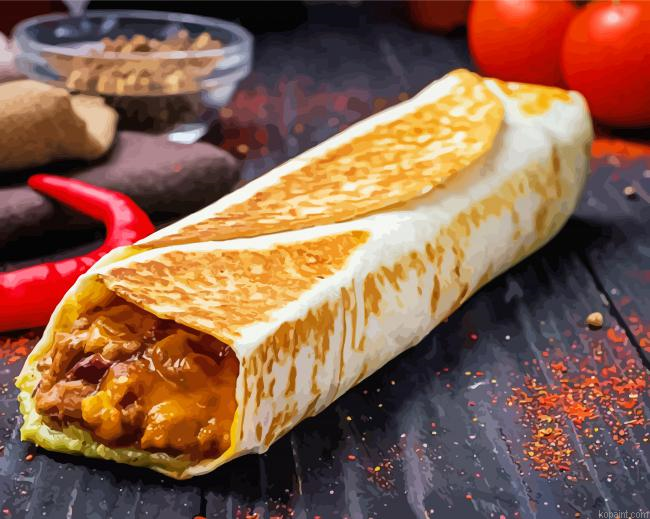 Burrito Chili Con Carne Painting By Numberss.png