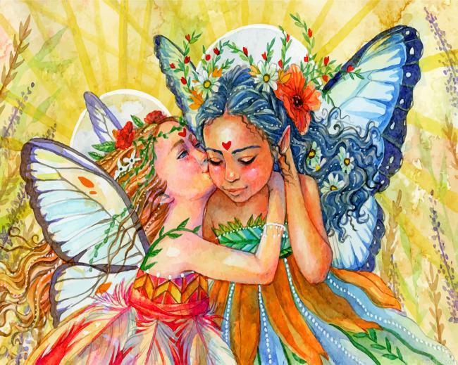Butterfly Fairies Painting By Numberss.png