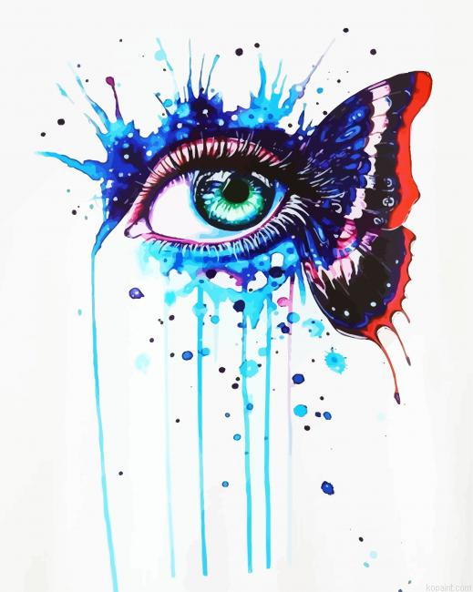 Butterfly Splash Eye Paint By Numbers.png