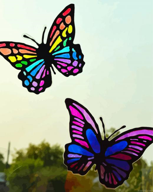 Butterfly Suncatchers Painting By Numberss.png