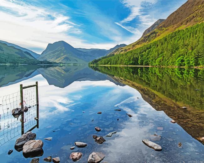 Buttermere Lake England Painting By Numberss.png