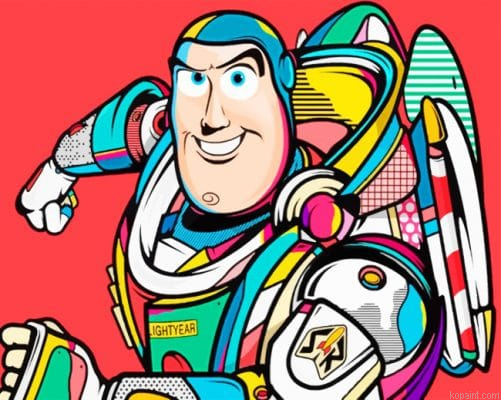 Buzz Lightyear Pop Art Painting By Numberss.png