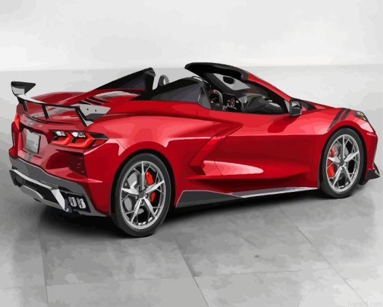C8 Convertible Corvette Painting By Numberss.png