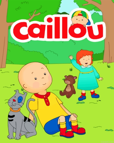 Caillou Pebble Poster Painting By Numberss.png