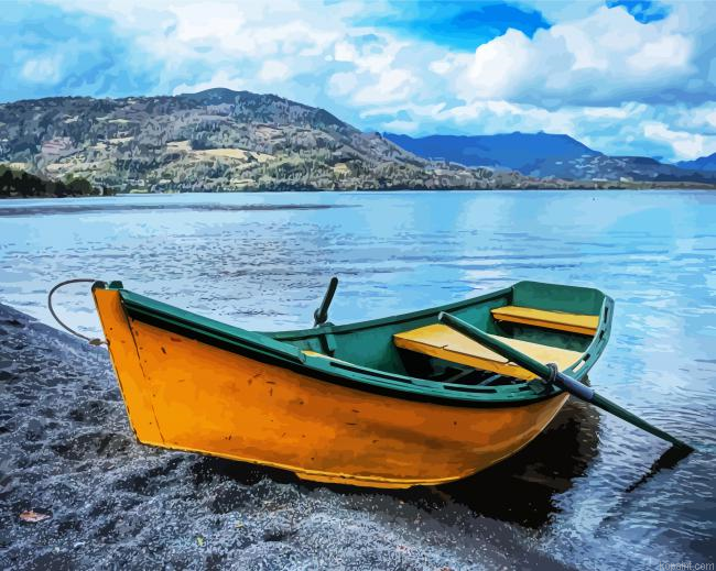 Calafquen Lake Chile Painting By Numberss.png