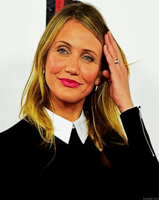 Cameron Diaz Paint By Numbers