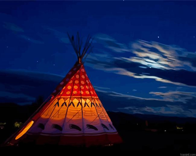 Camp Tipi Tent Painting By Numberss.png