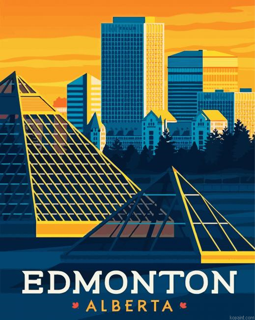 Canada Edmonton Poster Paint By Numbers.png