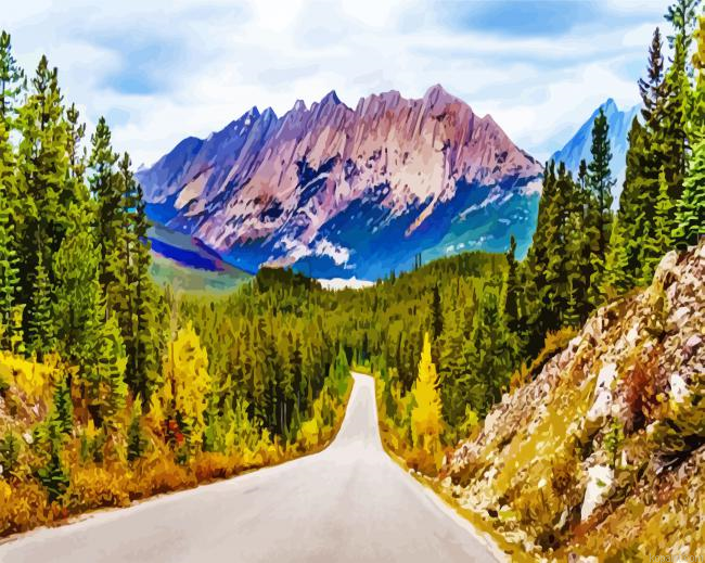 Canada Jasper Landscape Painting By Numberss.png
