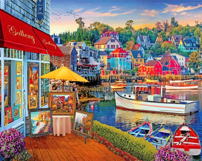 Canada Lunenburg Town Painting By Numberss.png