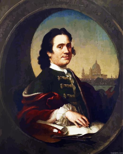Canaletto Antonio Portrait Painting By Numberss.png