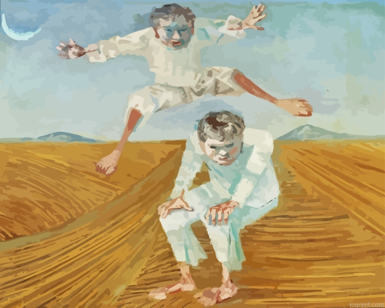 Candido Portinari Boys Playing Leapfrog Painting By Numberss.png