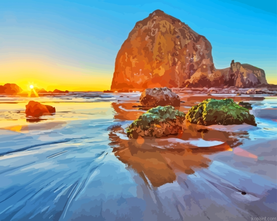 Cannon Beach Oregon Painting By Numberss.png
